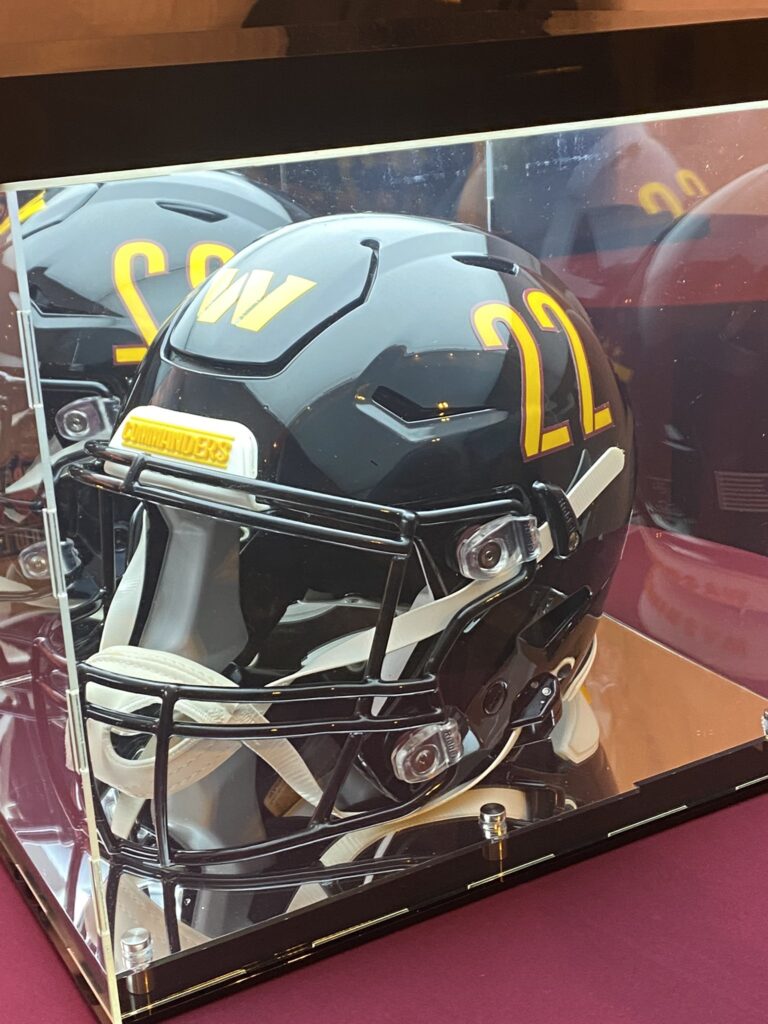 Washington Commanders New Black Alternate Uniforms Helmet