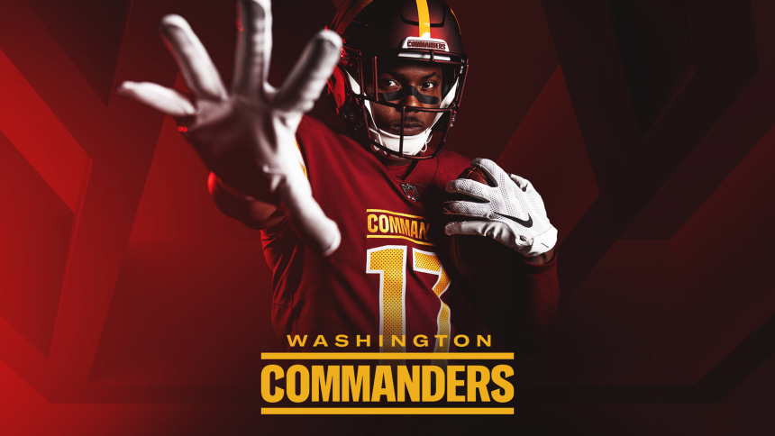 New Washington Commanders Home Uniforms And Helmets