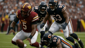 Washington Commanders versus Chicago Bears Oct 13, 2025