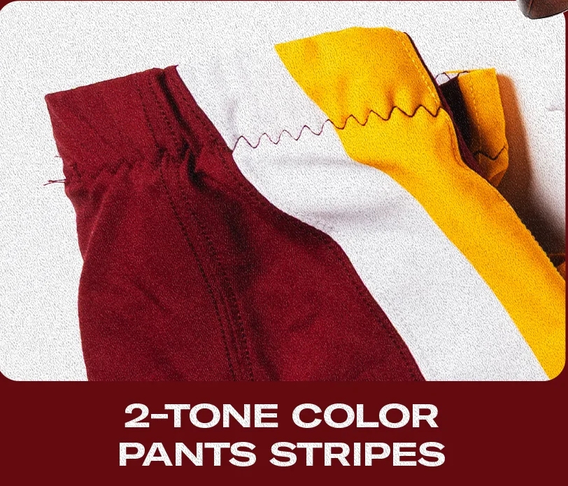 Burgandy Pants Stripes