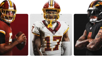 New Washington Commanders Uniforms and Helmets
